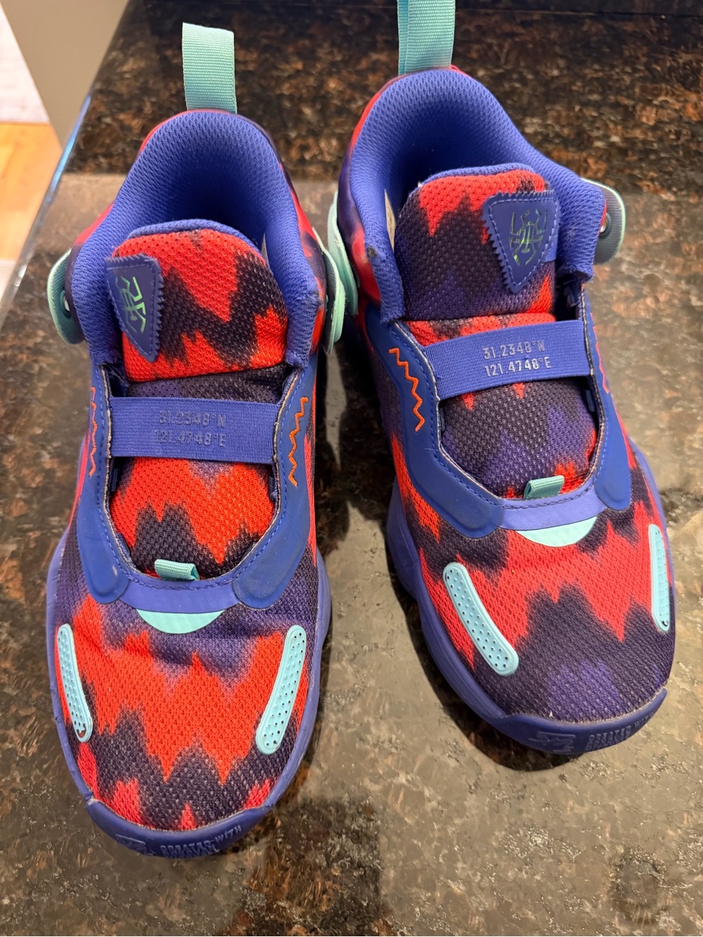 adidas Kids Slip-On Sneakers in Red, Purple & Mint - Picture 2 of 8